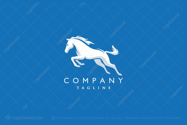 thumbnail image 2 of Colt Firearms Rampant Stallion Logo Sticker – Blue On White 2 of 3
